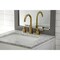 Fauceture FSC8923DKL Kaiser Widespread Bathroom Faucet, Brushed Brass FSC8923DKL - alternate 3